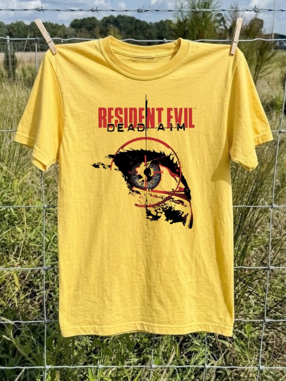 Dead Aim Yellow Graphic Tee
